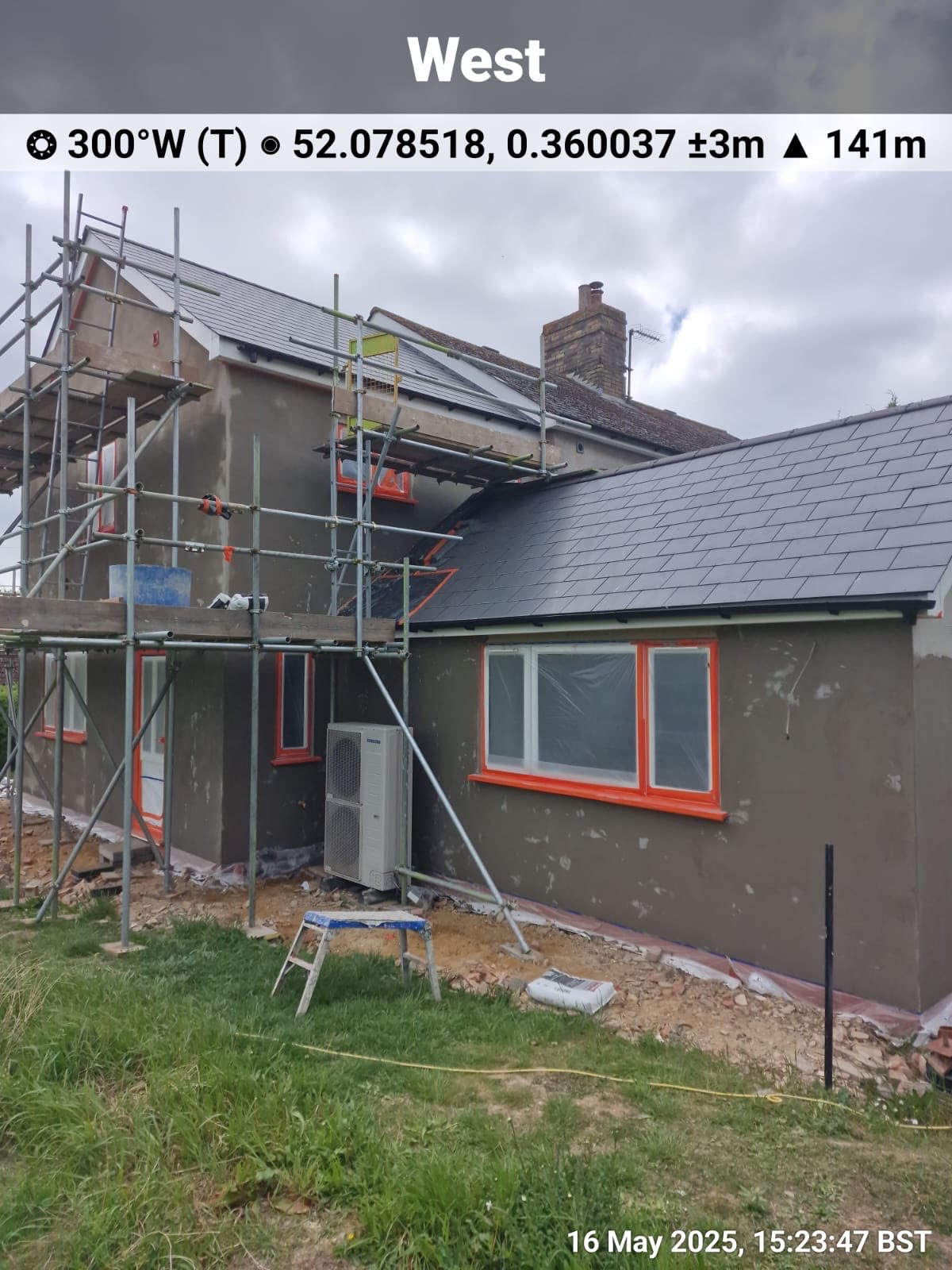 West Elevation Basecoat — Render · Basecoat